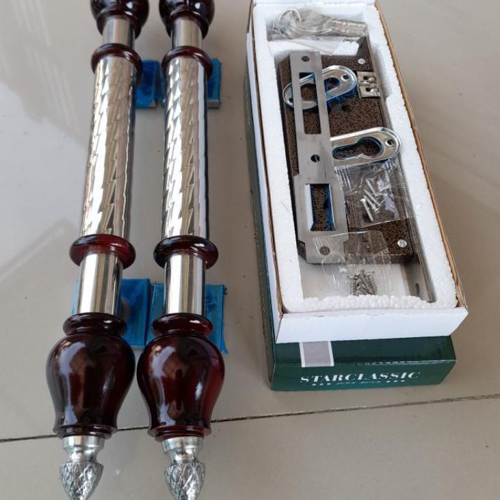 Model Baru.. 1 Set Handle Pintu Minimalis Gagang Tarikan Pintu Stainles Pegangan Pintu Mewah Handle 