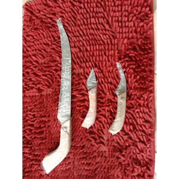 PAKET HEMAT GERGAJI BONSAI DAN PISAU GRAFTING BAHAN BAJA SLENDANG SUPER