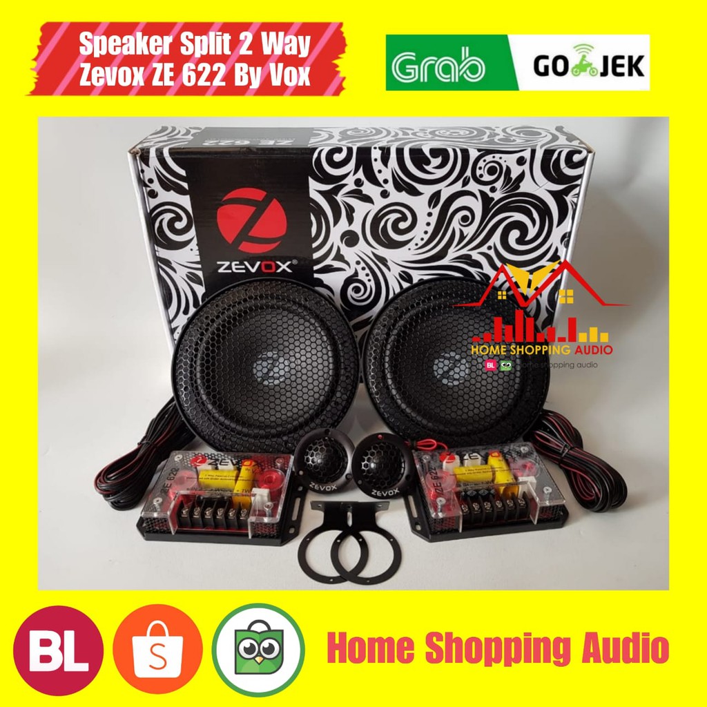 Zevox ZE-622 Speaker Split 2 Way Zevox ZE-622 by Vox Research Speaker Ssplit Vox Zzevox ZEE622