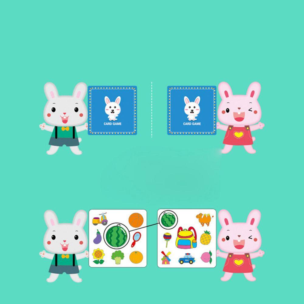 Lanfy Kartun Kartu Korek Api Bayi Buah Hewan Mainan Edukasi Anak