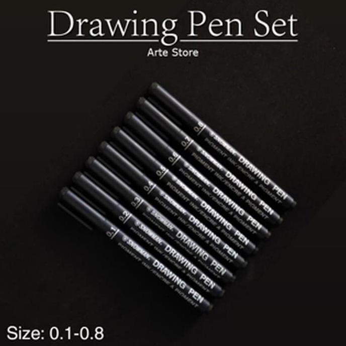 

Drawing pen set 8 pcs