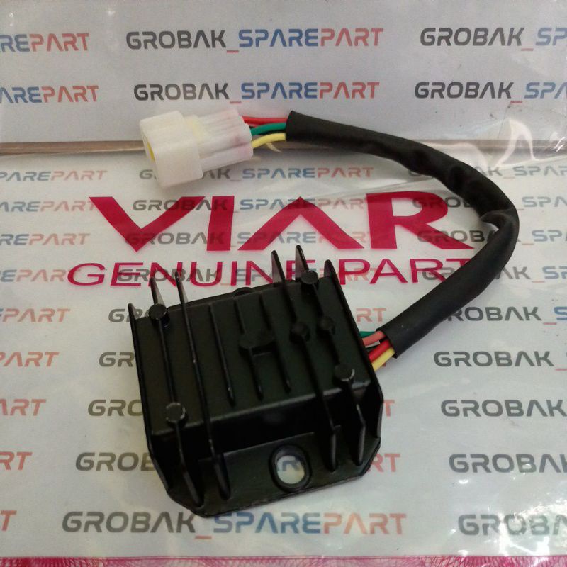 Rectifier, Kiprok Motor Trail Viar Cross X 150cc (Soket Oval), Original