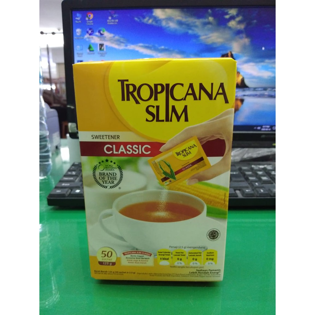 

TROPICANA SLIM SWEETENER CLASSIC ISI 50 SACHET
