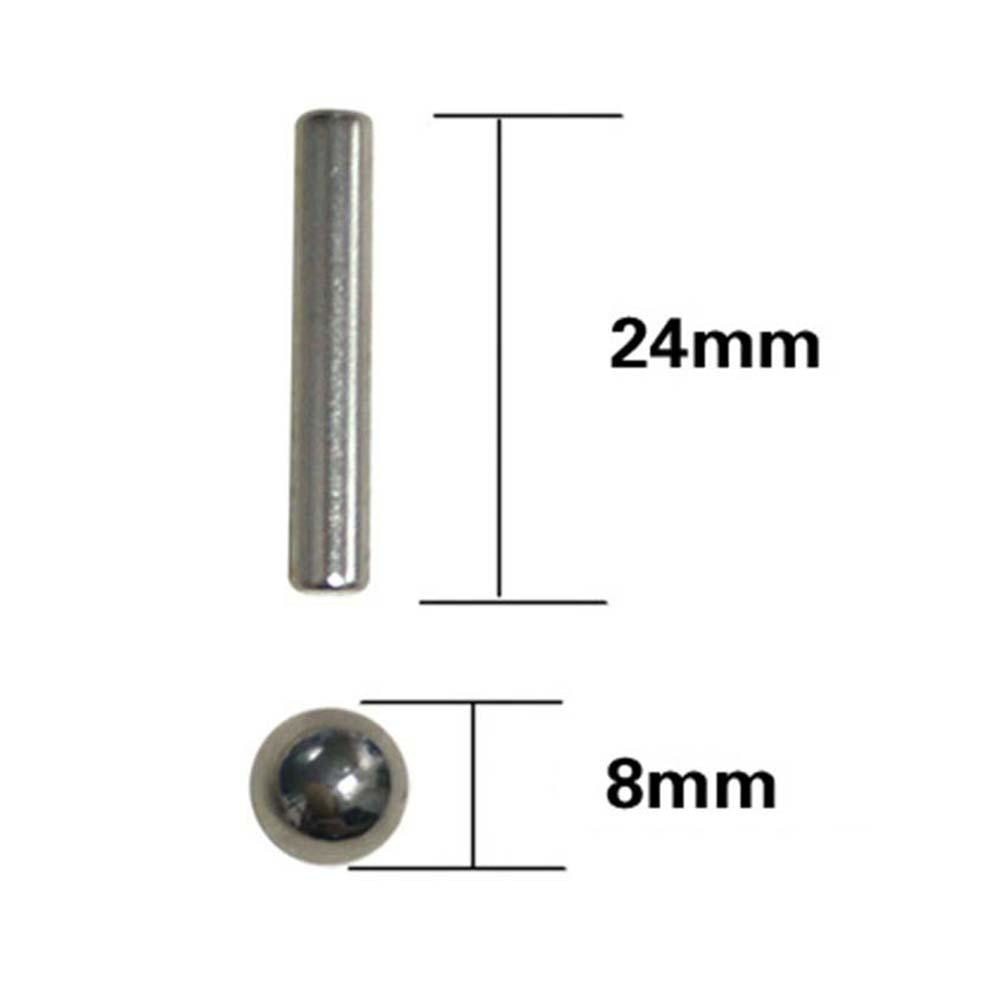 ZY Mainan Magnetik Steel Metalic Stick and Bucky Balls - 005 / Silver