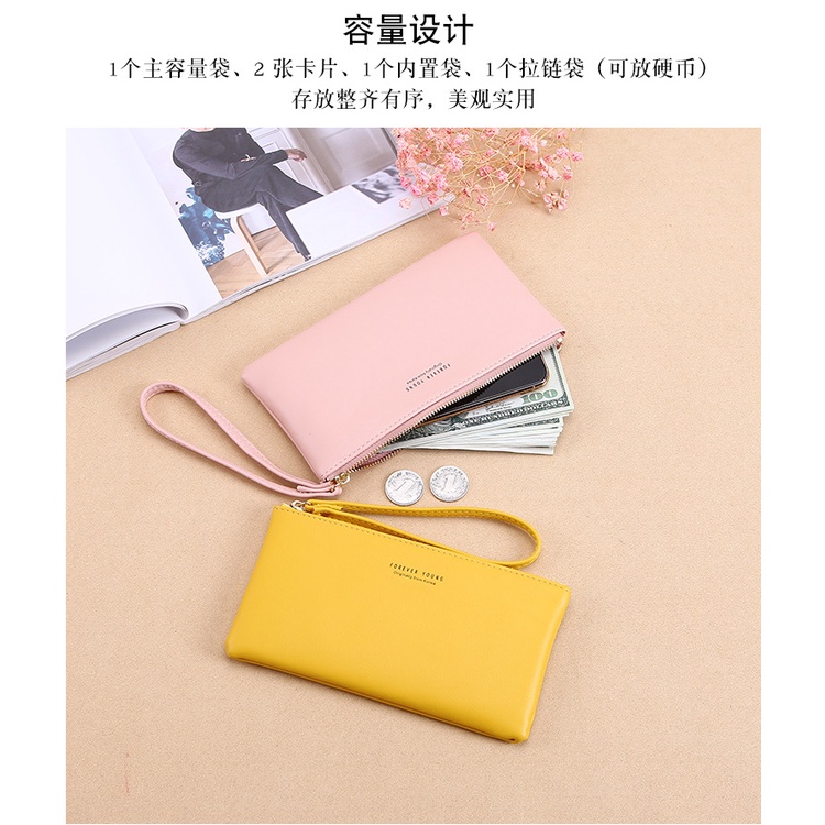 Khatinstore Tas Dompet Clutch Wanita Terbaru / Import / FOREVER YOUNG 2 IN 1 / Jakarta / Murah / COD - 380