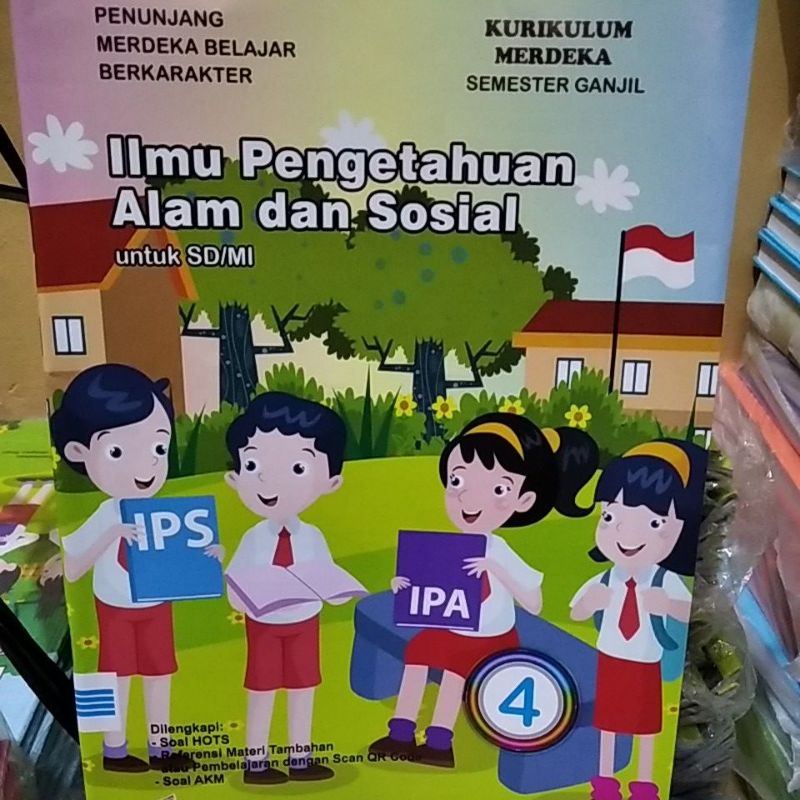 LKS Ilmu pengetahuan alam dan sosial IPAS kelas 4, kurikulum merdeka semester ganjil