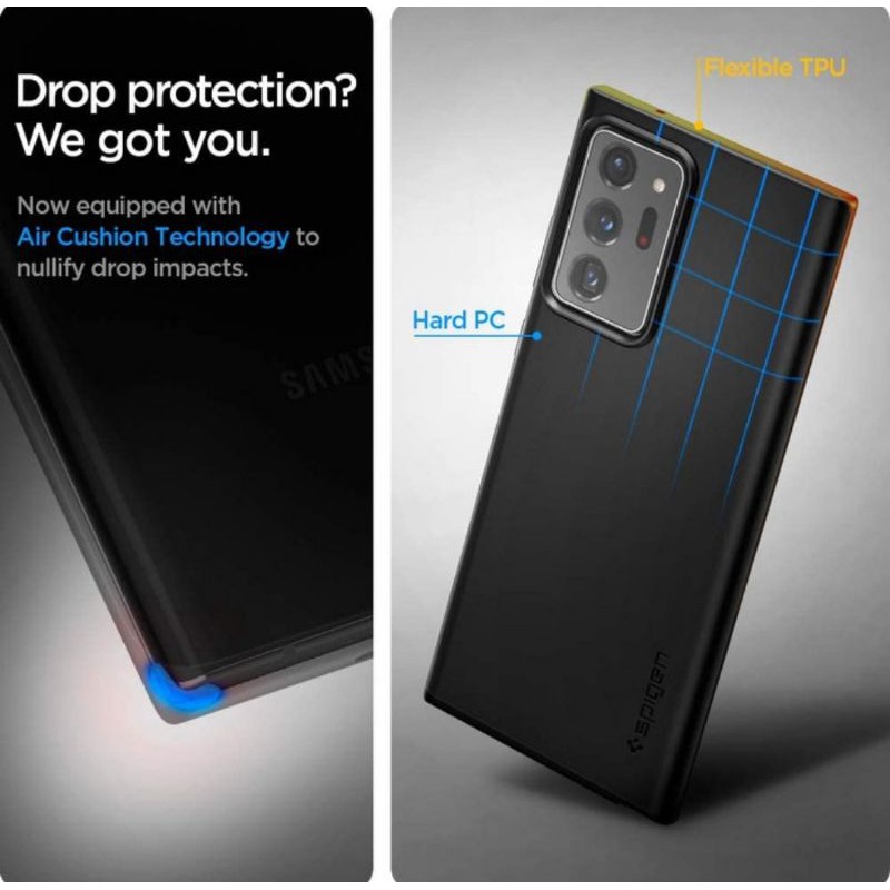 Case Samsung Note 20 Ultra / Note 20 SPIGEN Thin Fit Ultra Slim Casing Sarung HP - Note 20