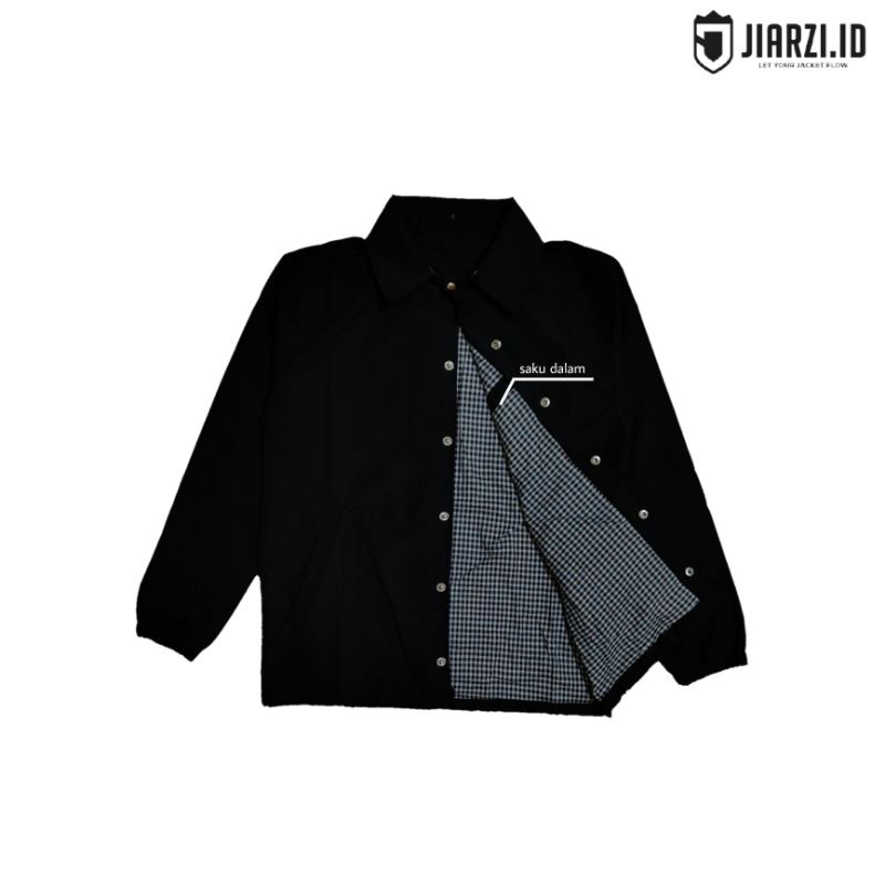 Jaket Coach Polos Waterproof Coach Jaket Casual Vintage Pria Wanita