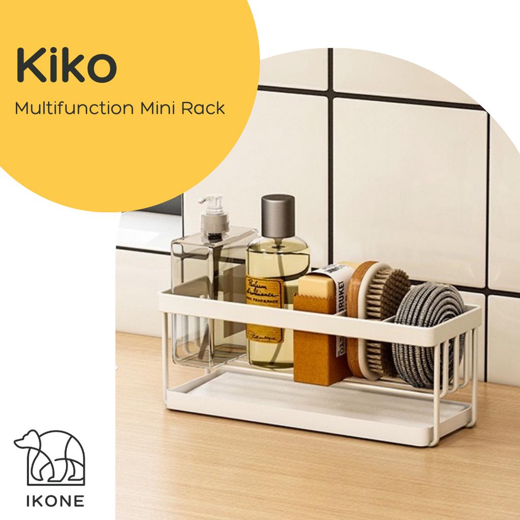 【IKONE】KIKO Rak Sabun Dapur Rak Sponge Cuci Piring Nordic Style Anti Karat Berkualitas Rak Serbaguna Rak Kamar Mandi