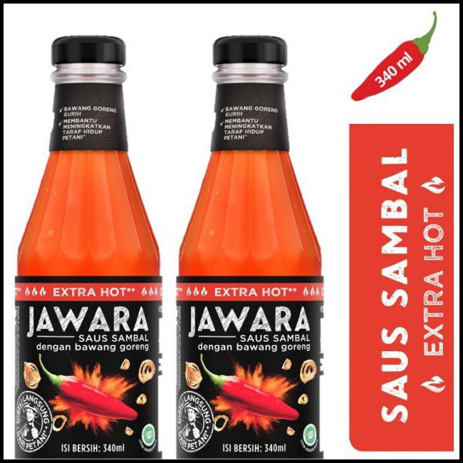 Hot Hot Promo Jawara Saus Sambal Extra Hot 340Ml Twin Pack