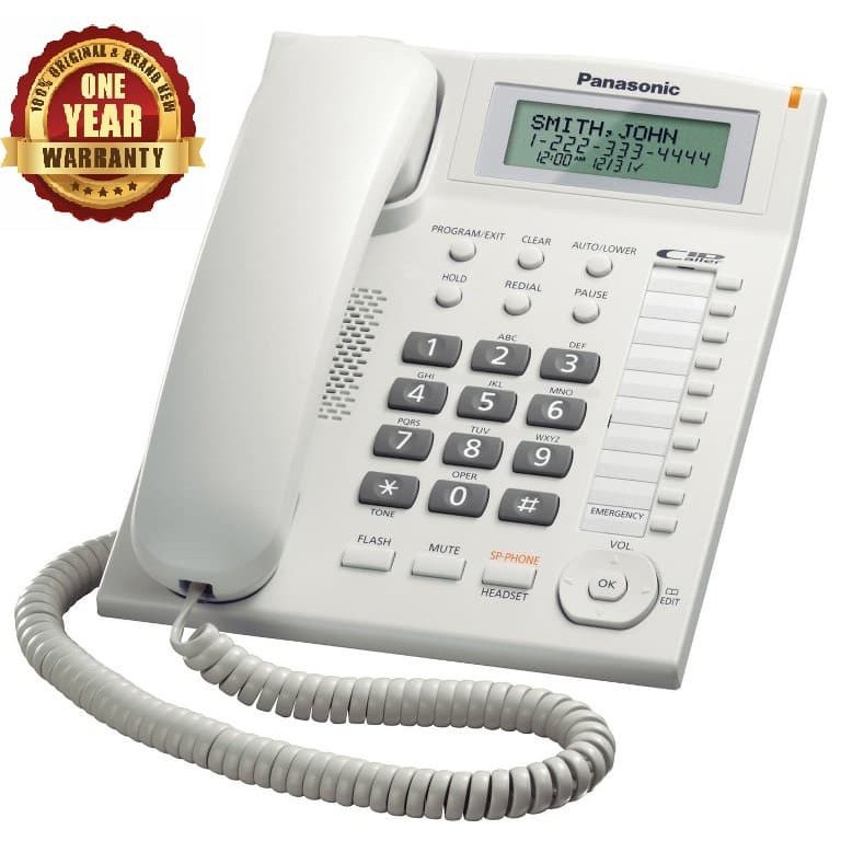 Panasonic KX-TS880 Corded Phone / TS880 / Telepon Kantor / Telepon Rumah TS885 GARANSI 1 TAHUN