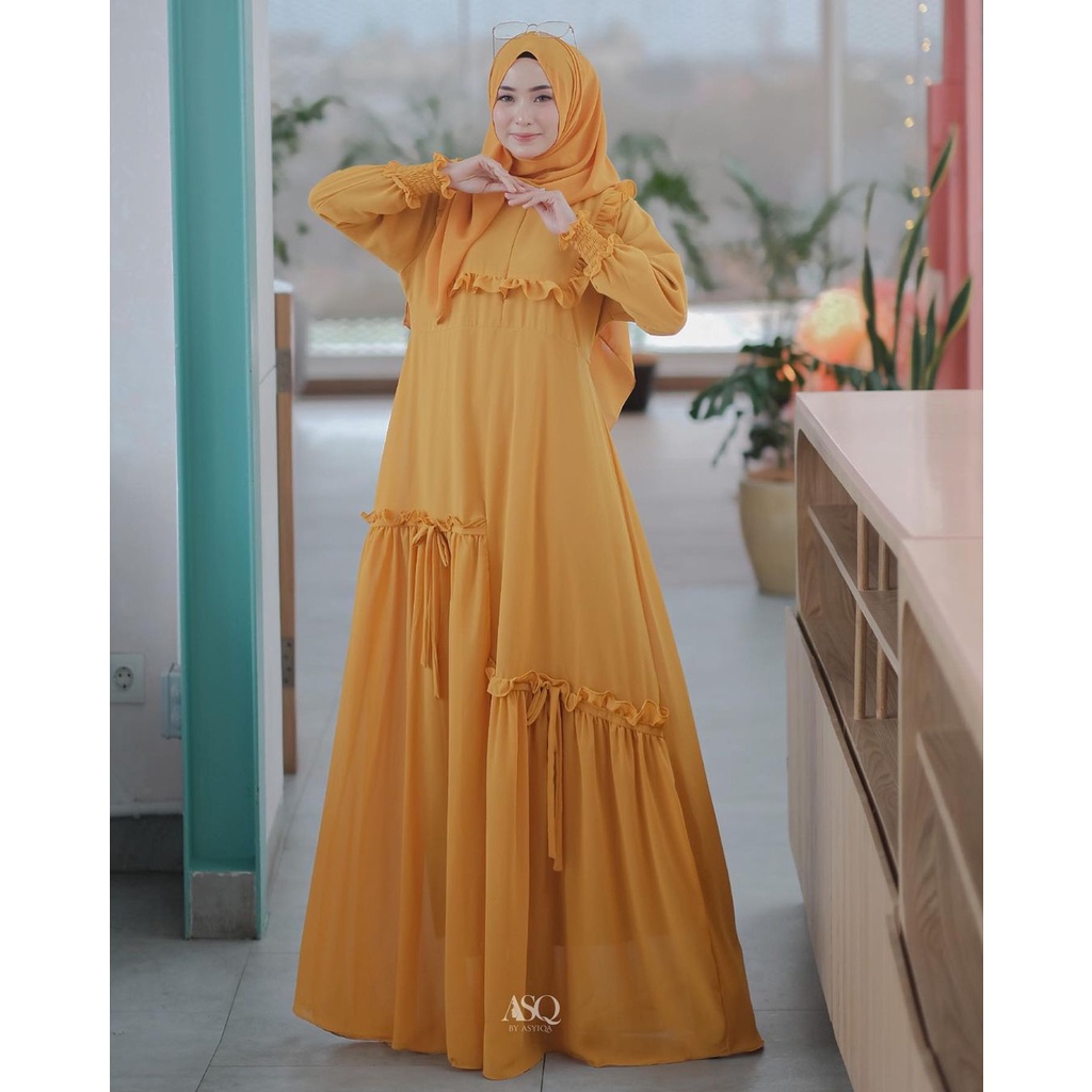 GAMIS CERUTY BABYDOLL POLOS PITA GAMIS SAYR'I  GAMIS KONDANGAN  GAMIS OOTD TERBARU