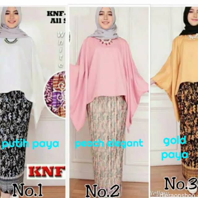 KEBAYA BATWING JUMBO ROK PLISKET KEBAYA JUMBO KEBAYA WISUDA