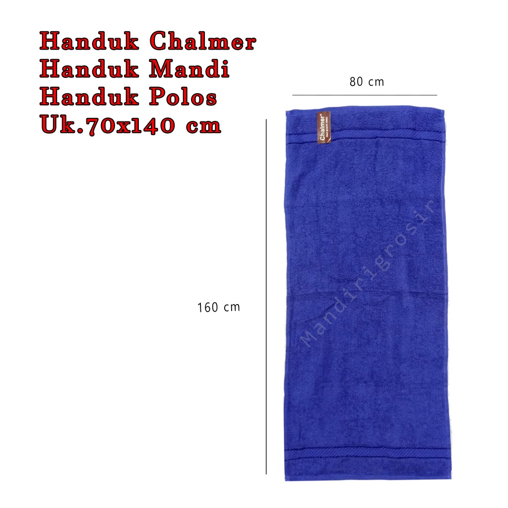 Handuk Mandi*Handuk Chalmer *Handuk Polos * Uk.70x140 cm