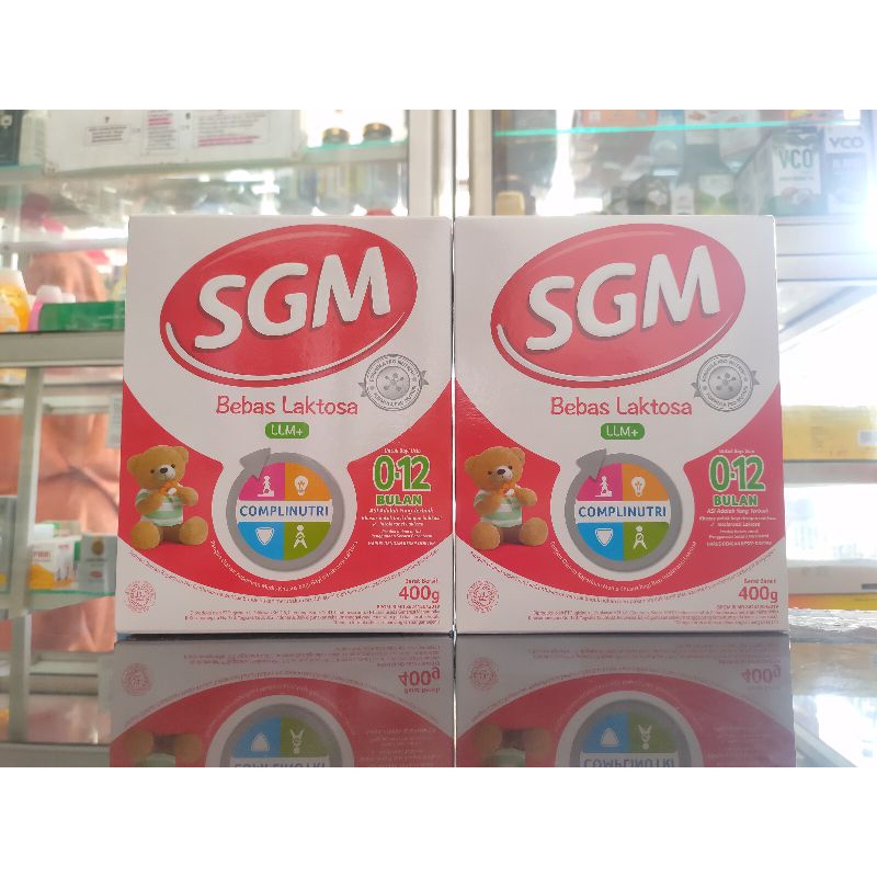 SGM LLM + BEBAS LACTOSA 400 GR USIA 0-12 BULAN