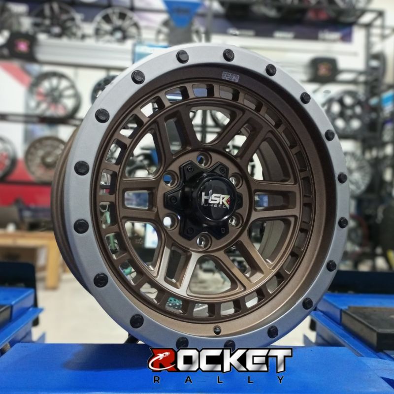 Jual velg mobil Pajero fortuner strada ring 17 lubang pcd 6x139,7 HSR