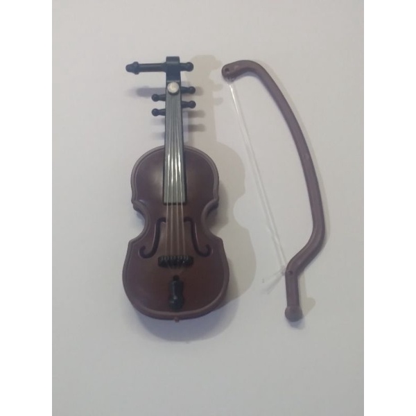 Diorama barbie Doll Miniatur music instrument - violin set