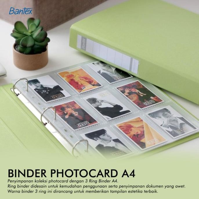 

Office & Stationery | Document Organizer | Bantex Binder Photocard A4 3 Ring | Best Seller