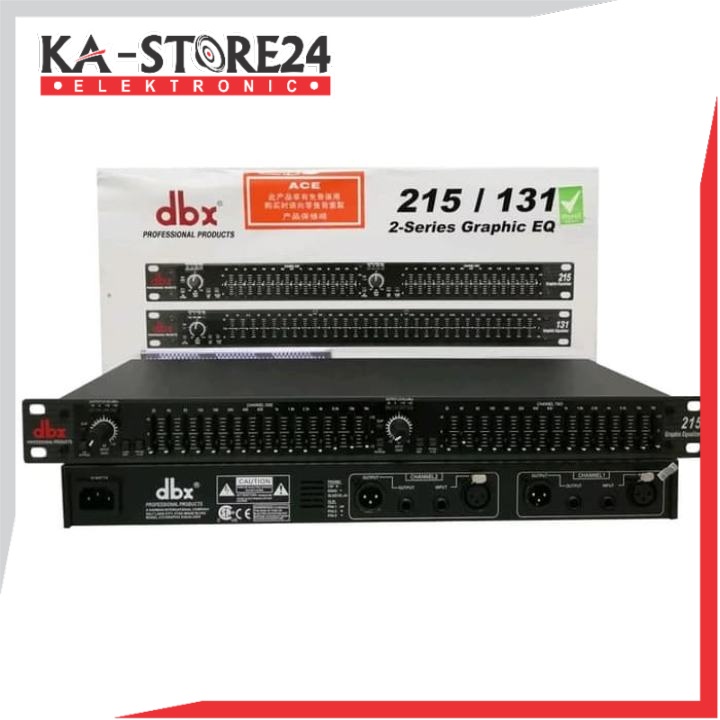 Equalizer DBX 215 DBX215 - DBX215
