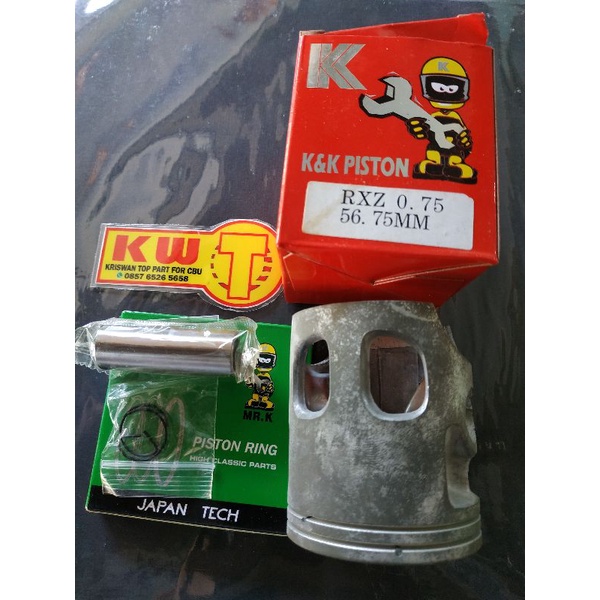 piston rxz OS 0 sampai 200 merek knk piston Yamaha rxz seher rxz