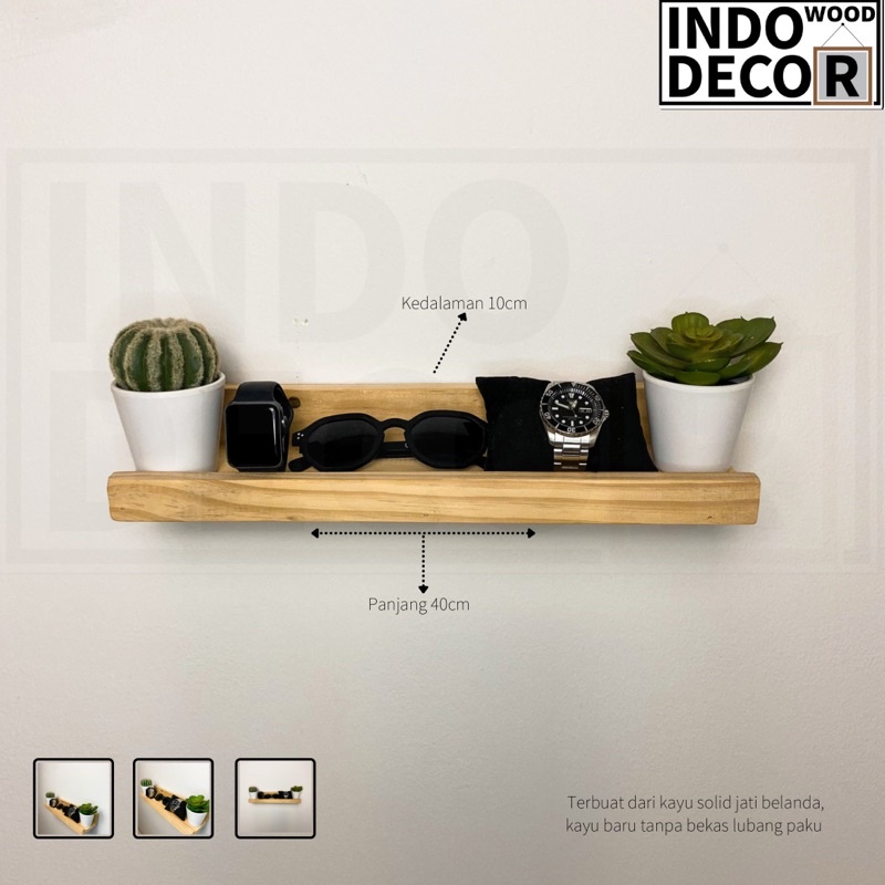 Rak/ambalan Dinding Dekorasi Minimalis Serbaguna Ala Ikea