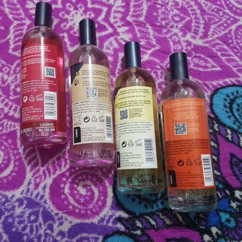 The body shop body mist disc warehouse