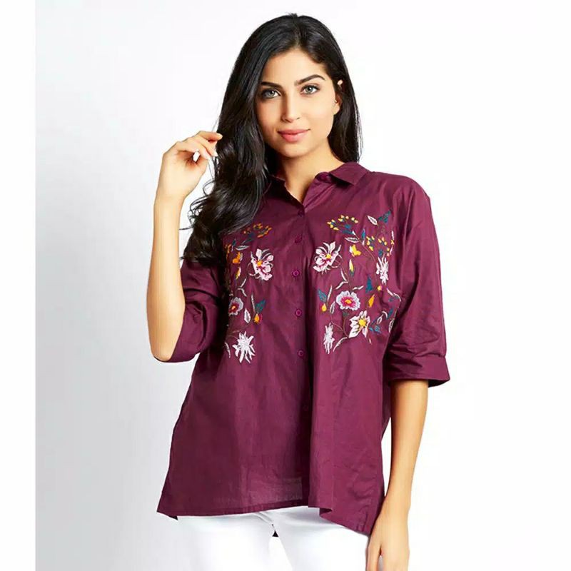 Sophie Martin Paris Vigna Purple Atasan Wanita