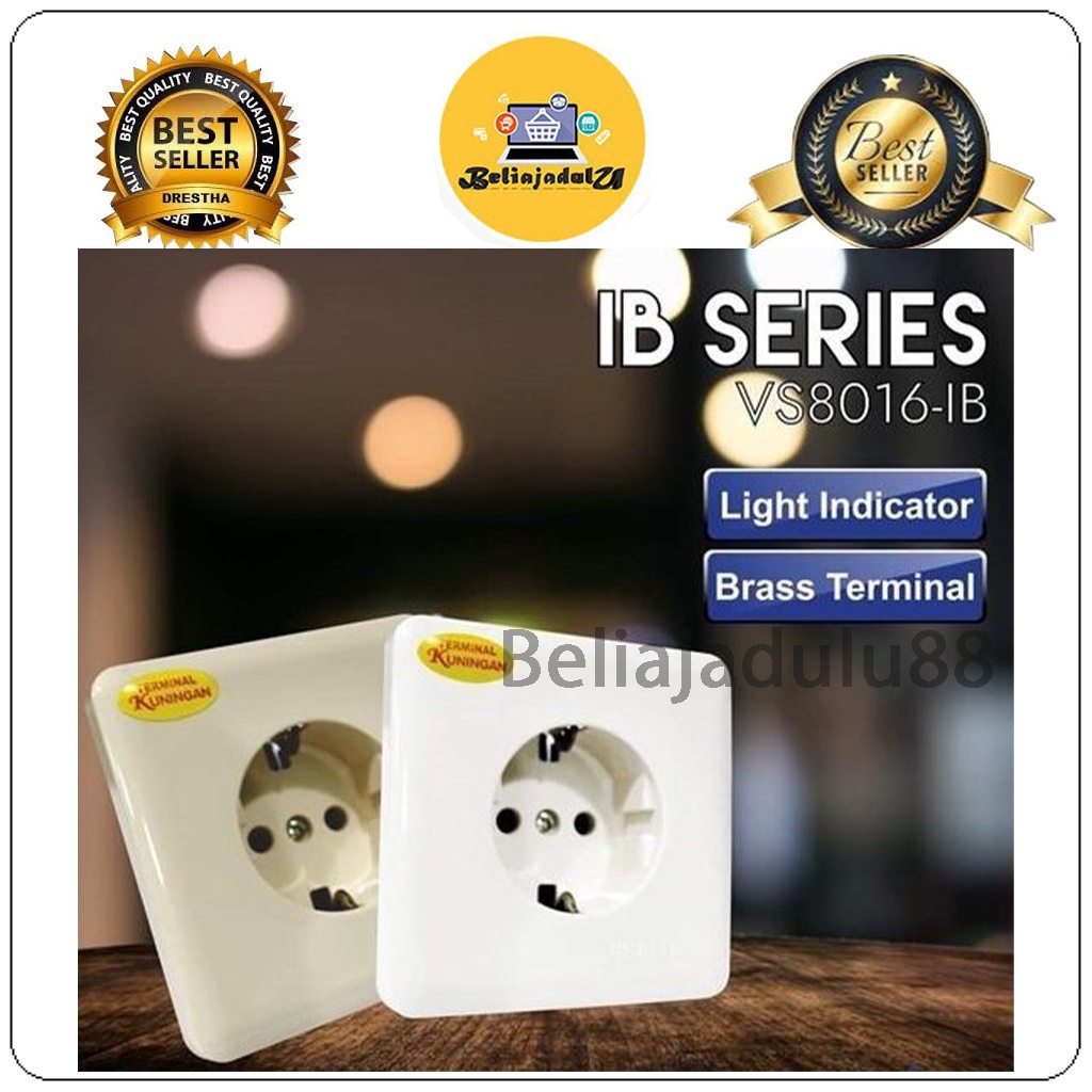 Beliajadulu88 saklar lampu listrik tanam  ib ( inbow ) vs8110 vs8210 vs8016 vs8010 Visalux