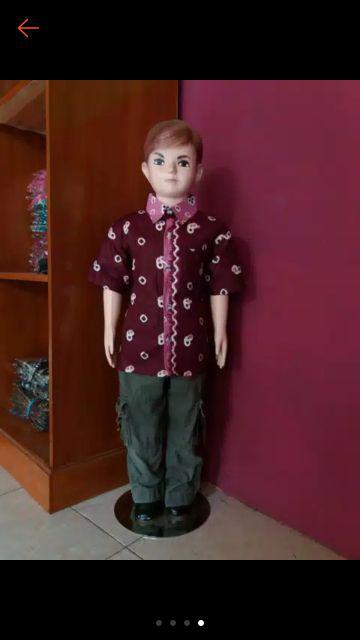 Kebaya Batik Anak/setelan Kutubaru Anak Prada/kutubaru Batik Modern/kebaya Batik Tradisional