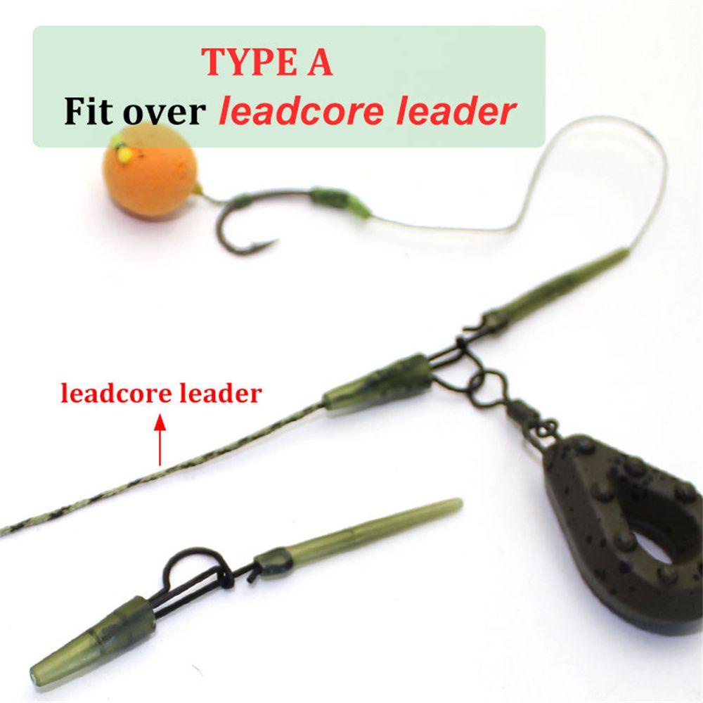 Suyo 30Pcs Klip Karet Pengencang Senar Pancing