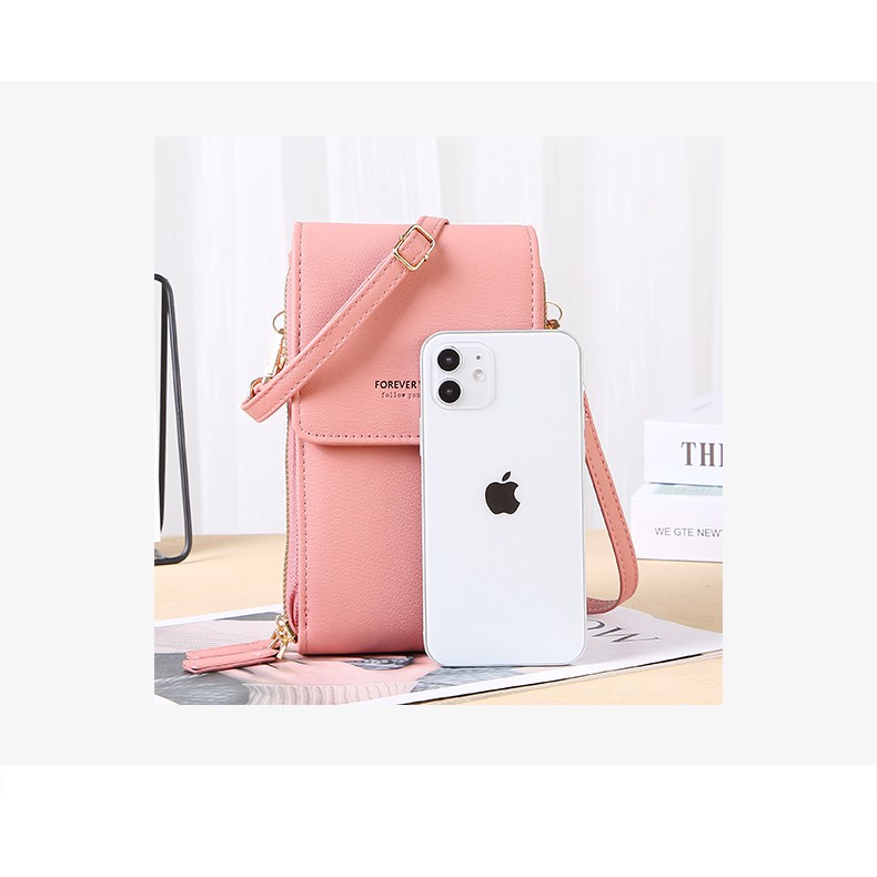 tas hp terbaru 2022 / KhatinStore Tas Selempang Wanita Terbaru Import Dompet HP Touch Screen FOREVER YOUNG 2 IN 1 FY Layar Sentuh - 382