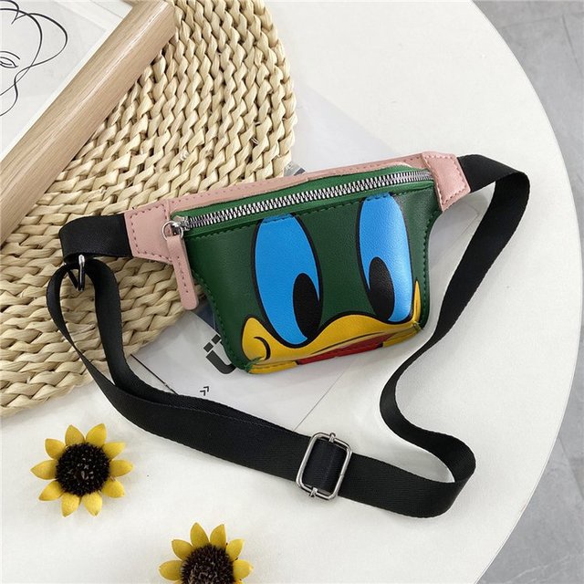 Serenity Tas Anak Perempuan Laki-laki / Tas Selempang Anak / Sekolah / Waistbag / Kids / Motif Donal Bebek /  Perempuan / Lucu / Terbaru Import - 271