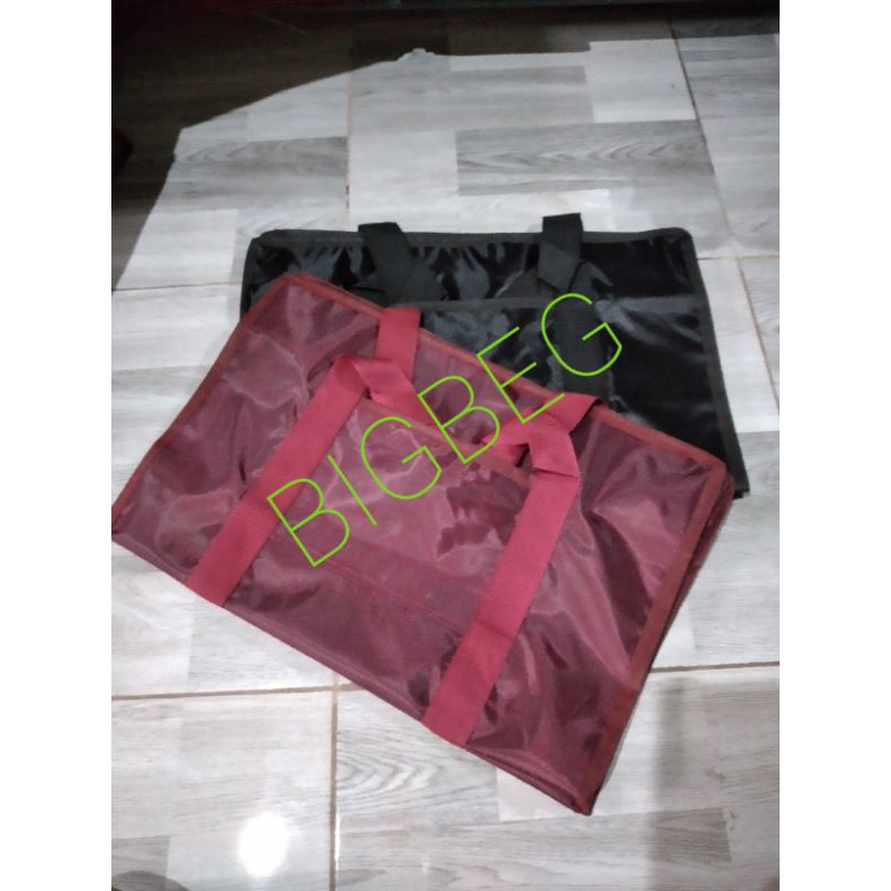 Tas Belanja Laundry Polos 45x20x35cm Travel Bag Belanja Serbaguna