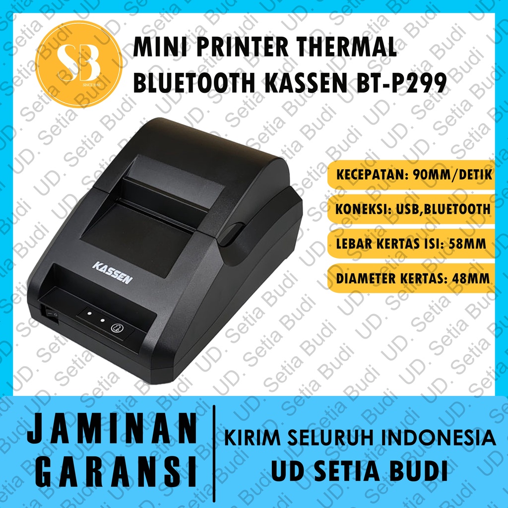 Printer Thermal Bluetooth Kassen BT-P299 / BT P299 / BT P 299