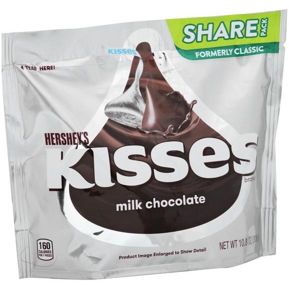 

Hershey's Kiss Milk Chocolate 306gram - Made in USA