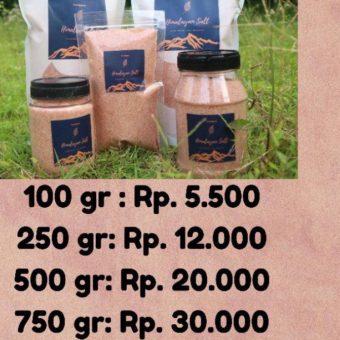 

PALING HOT!! KODE-770 250 gr Garam Himalaya Himalayan Salt Murah