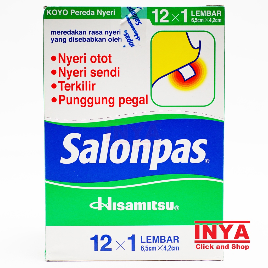 SALONPAS HISAMITSU BOX isi 10x12 Lembar - Muscle Medicated Patch - Koyo