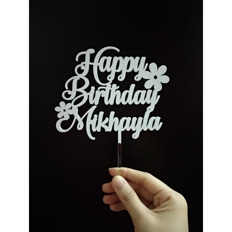 CUSTOM CAKE TOPPER / HIASAN KUE / TOPPER KUE CT - 033