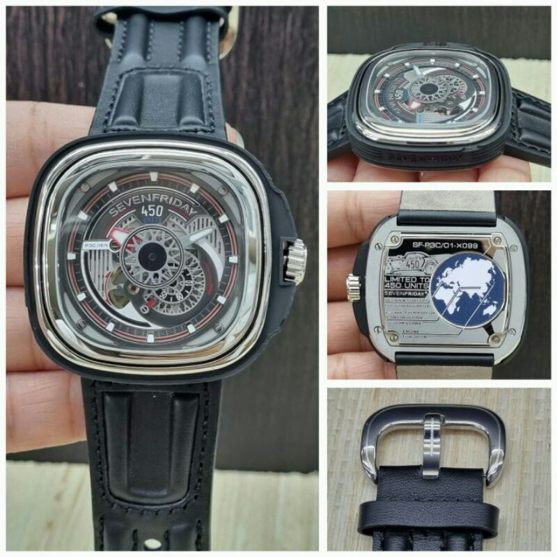 Jam Tangan Sevenfriday SF P3C/01 Mesin Automatic Nfc Aktif Kualitas Original