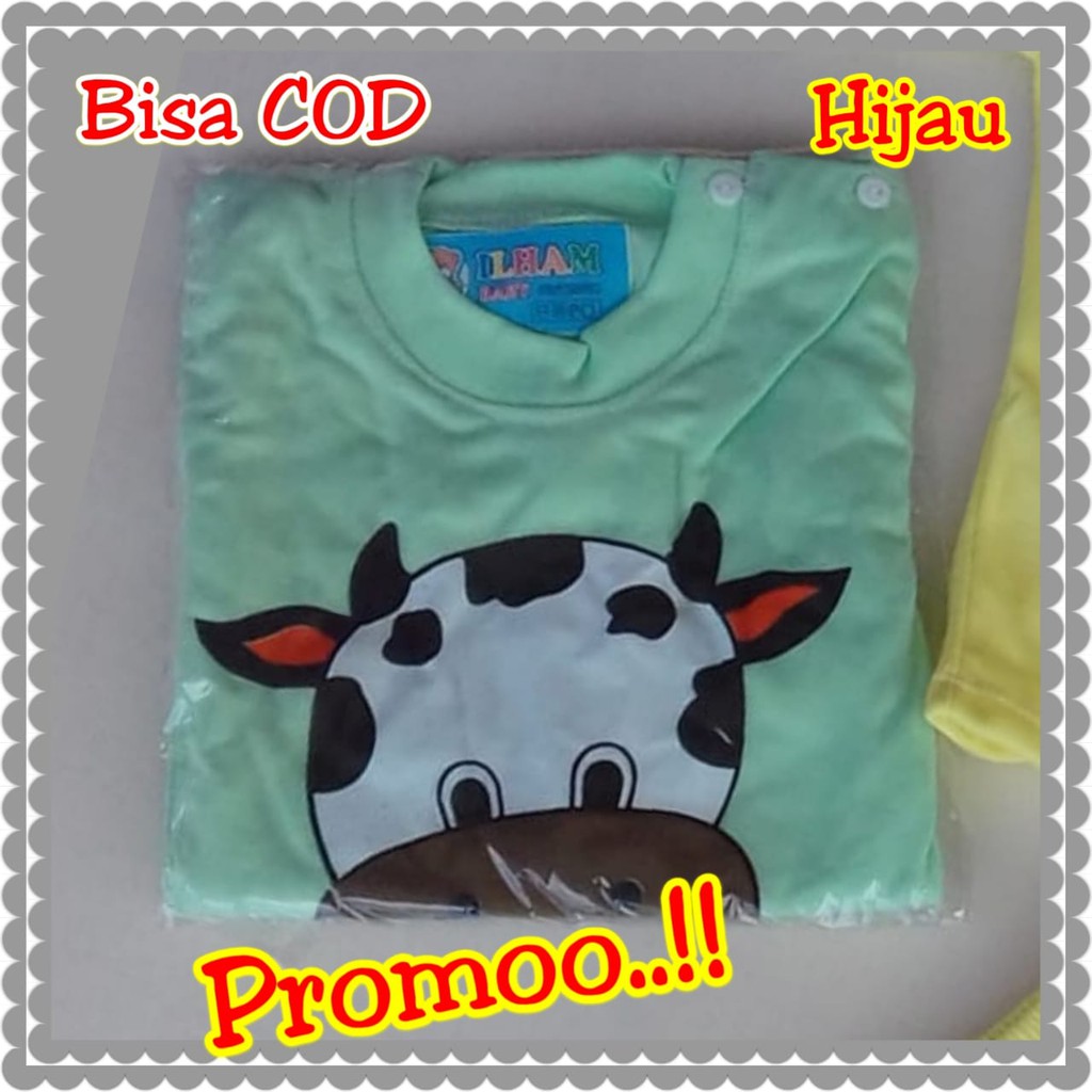 Baju celana bayi Kaos Warna Pendek Terlaris