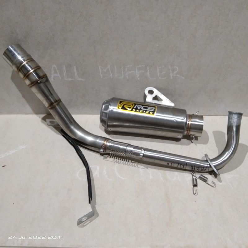 knalpot rcb gtx Vario 125/150 fullset