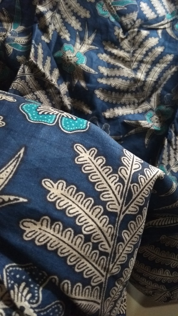 [cod] Tey-17 Batik Wanita Asj Sa Hrb026 Kenongo Kemeja Tosca Pendek