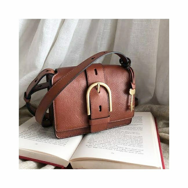 Terbaru Tas Fossil Wiley Crossbody Bag Brown - New With Tag New Item