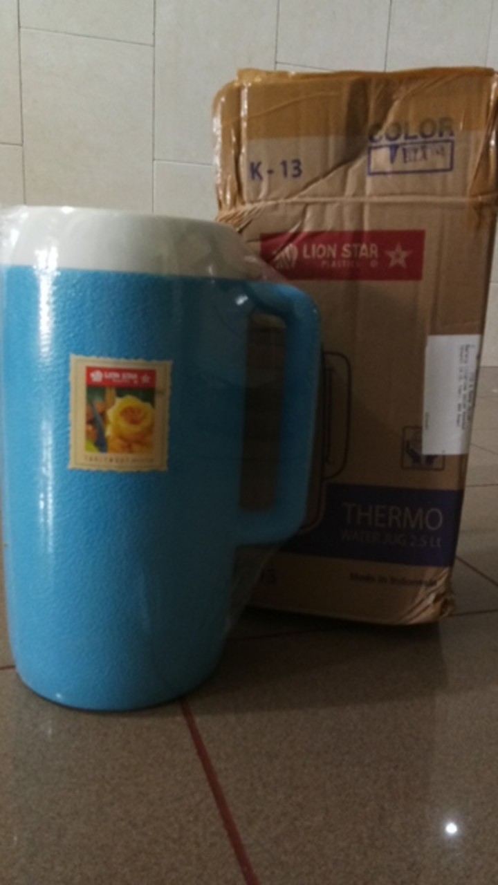 Thermo Water Jug 2.5 Litres Lionstar / Teko Untuk Panas Dan Dingin