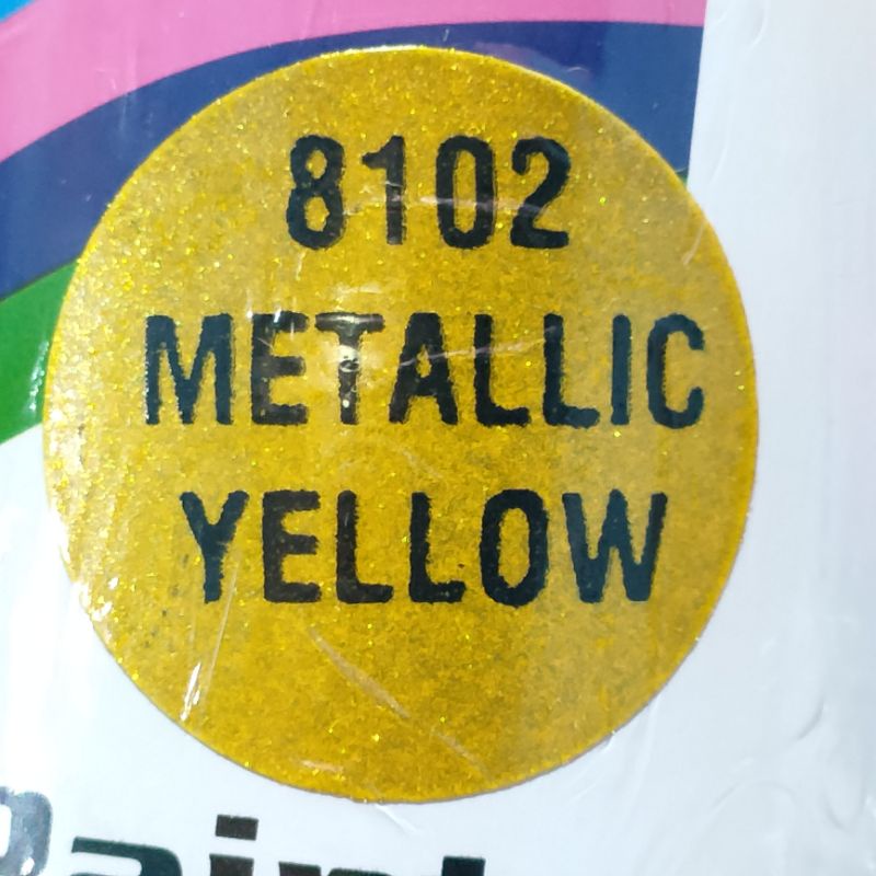 Pilok Cat Diton Metallic Yellow 8102 Per 1 Dus / 12 Klg Kuning Metalik 150cc Harga Per 1 Dus (12) Cat Semprot Diton 150cc Pilok Diton Pilox Diton Cat Diton 150cc