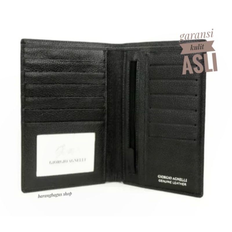 Dompet tempat Paspor passport Kulit asli Original Giorgio Agnelli