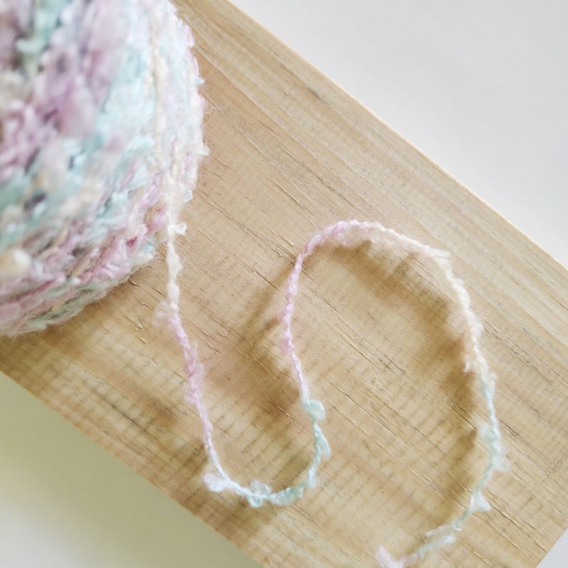 [Jinjukuki] Sampel Benang Rainbow Dekorasi Journal/Fancy Yarn/Avril Yarn