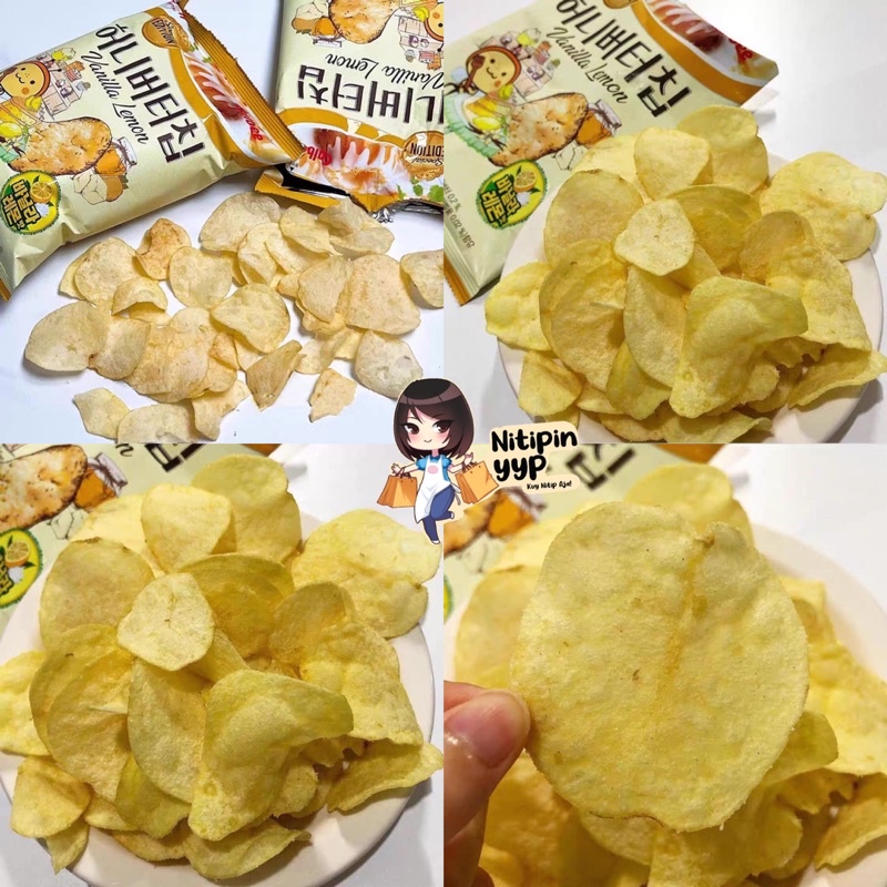 [HALAL ASLI KOREA] Calbee Haitai HONEYBUTTER Potato Chip — KOREAN CHIPS Honey Butter, Keripik Kentang Madu (60gr)