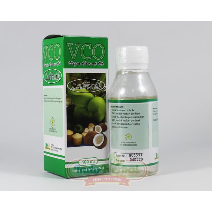 

Ori VCO Cair ( Virgin Coconut Oil ) Labbaik - Minyak Kelapa Murni Asli