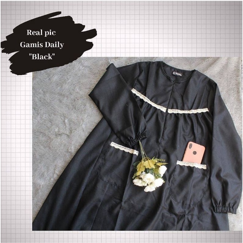 (free parfum)Gamis polos renda brand &quot;اجتهد &quot;bahan Madinah FODU